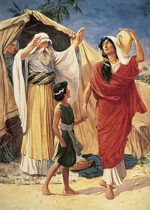 Изгнание Измаила и его матери